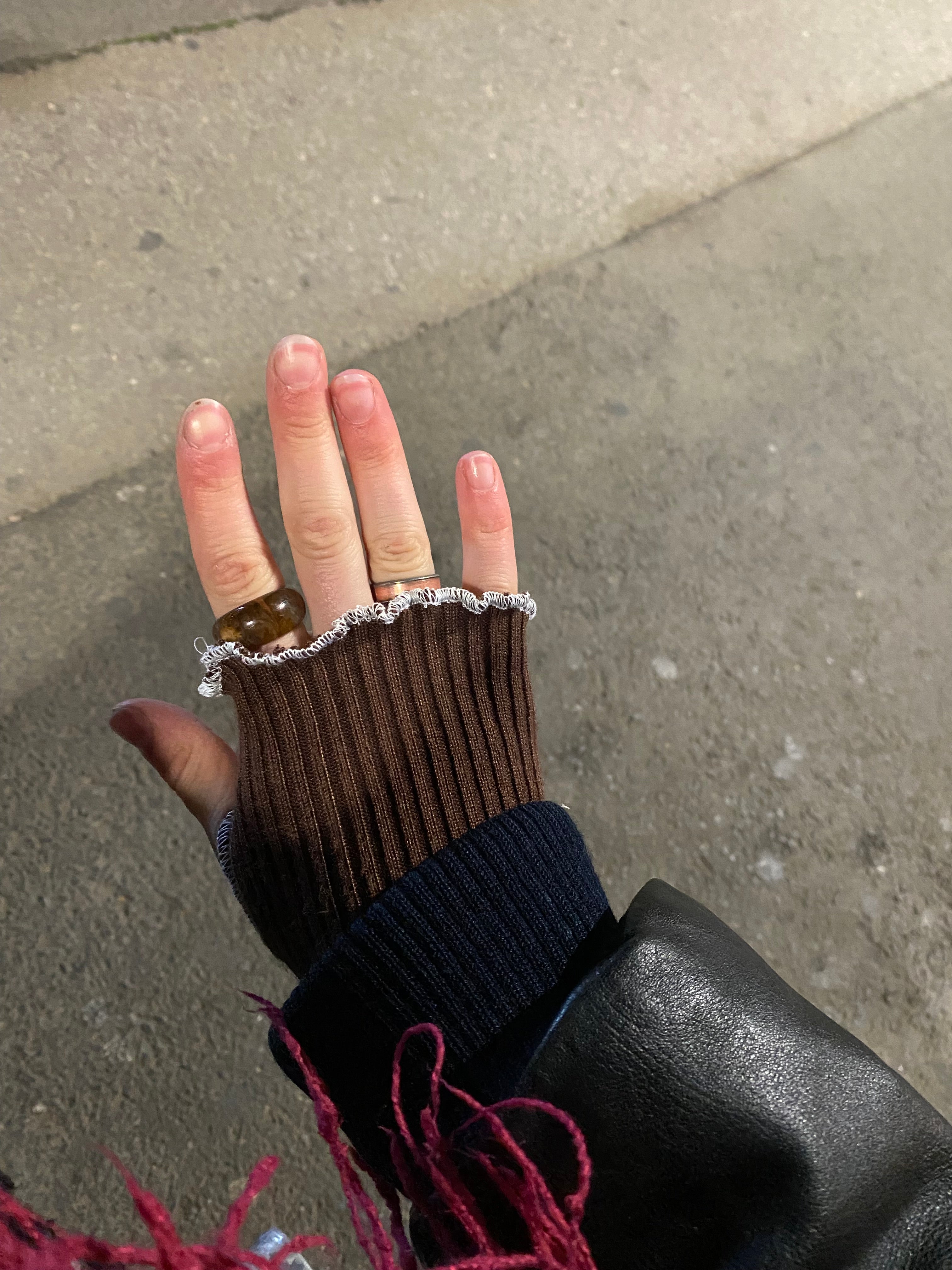 Mitaines ajustées taille unique- personnalisée